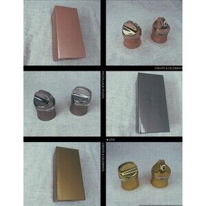 Rabbit Wine & Champagne Stopper Three - Sets Of Two New In Box Silver Gold Pink